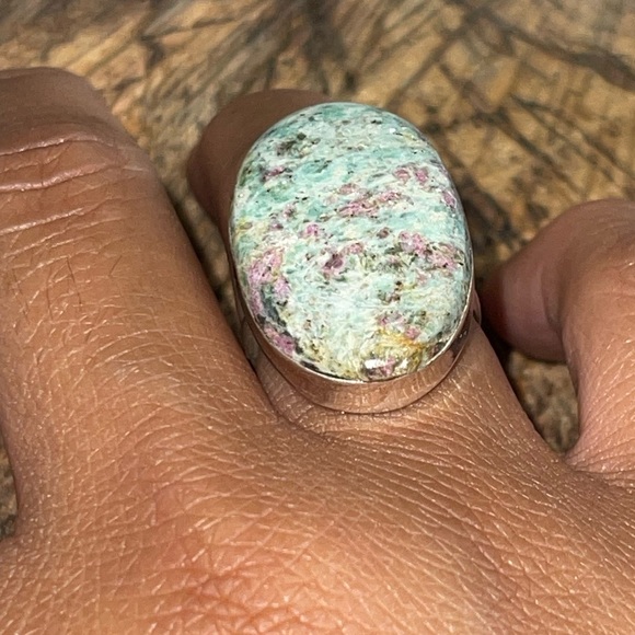 Ruby Fuchsite Ring Size 8 - Picture 4 of 5